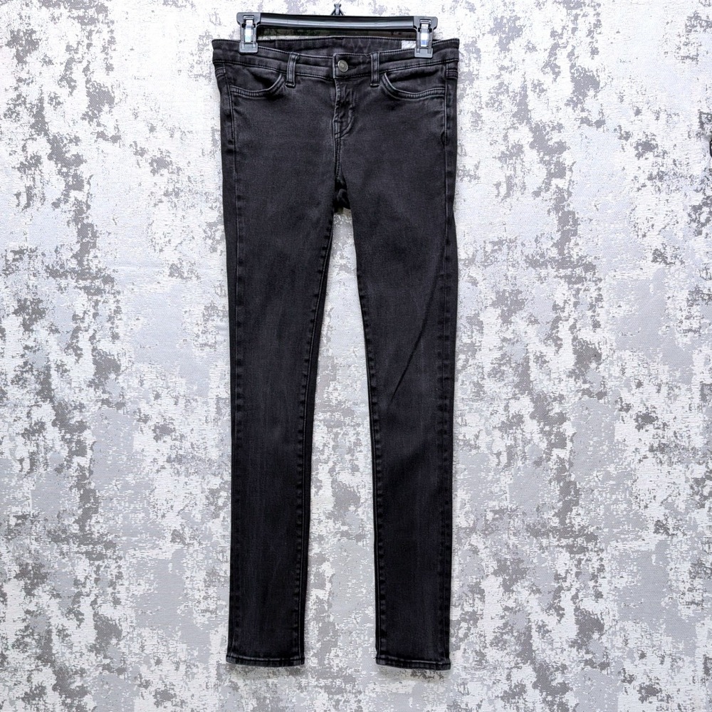 All Saints Spitalfields Jacks Place Black Skinny Jeans 28/32